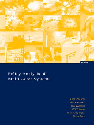 cover image of Policy Analysis of Multi-Actor Systems